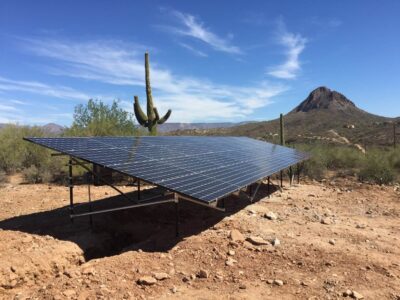 11kw Ground Mounted Solar Array New River (1)